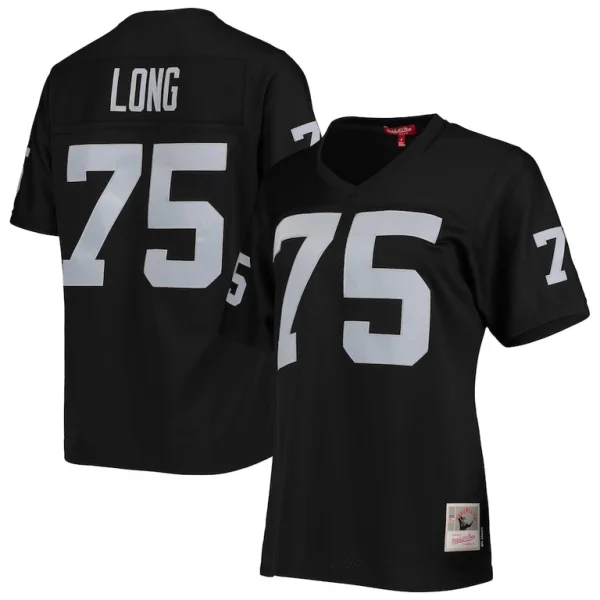 Howie long las vegas raiders mitchell ness womens legacy replica player jersey Black