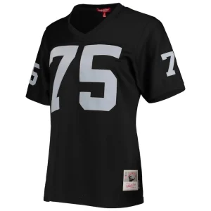 Howie long las vegas raiders mitchell ness womens legacy replica player jersey Black M