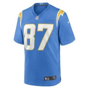 Hunter kampmoyer los angeles chargers nike game player jersey Powder blue M