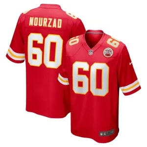 Hunter nourzad kansas city chiefs nike game jersey Red