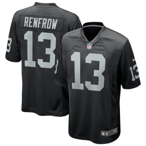 Hunter renfrow las vegas raiders nike game player jersey Black