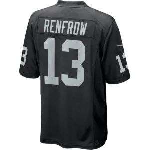 Hunter renfrow las vegas raiders nike game player jersey Black L