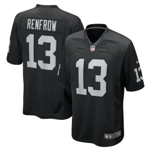 Hunter renfrow las vegas raiders nike player jersey Black