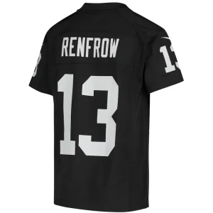Hunter renfrow las vegas raiders nike youth game jersey Black Yth L