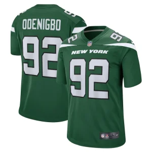Ifeadi odenigbo new york jets nike game jersey Gotham green