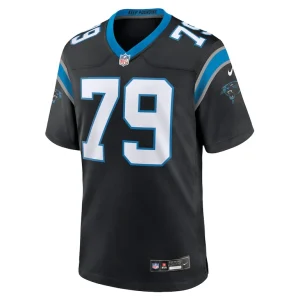 Ikem ekwonu carolina panthers nike game jersey Black M