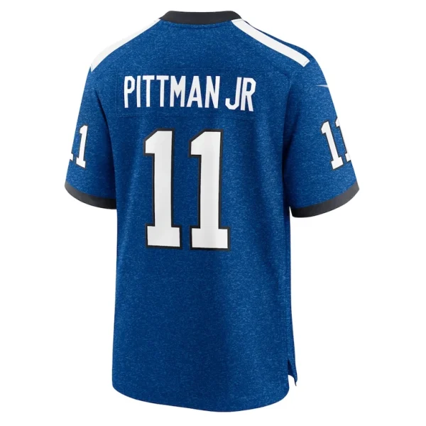 Indiana nights michael pittman jr. indianapolis colts nike alternate game jersey Blue L