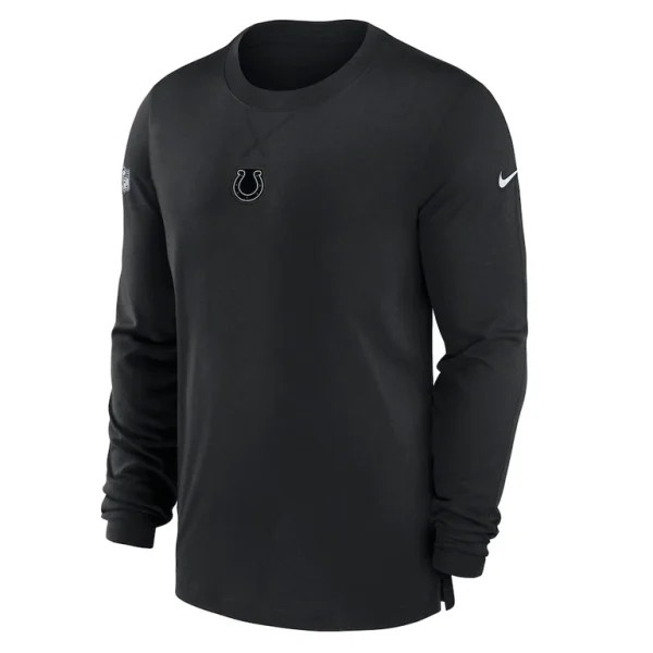 Indianapolis colts nike 2023 sideline performance long sleeve t shirt Black M