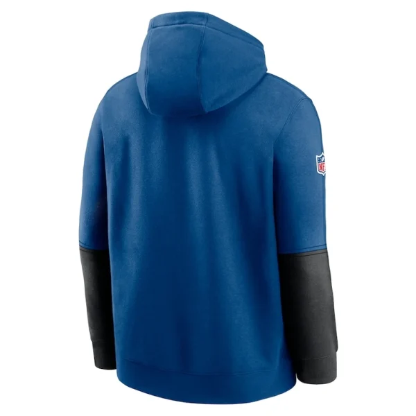 Indianapolis colts nike 2024 sideline club pullover hoodie Royal L