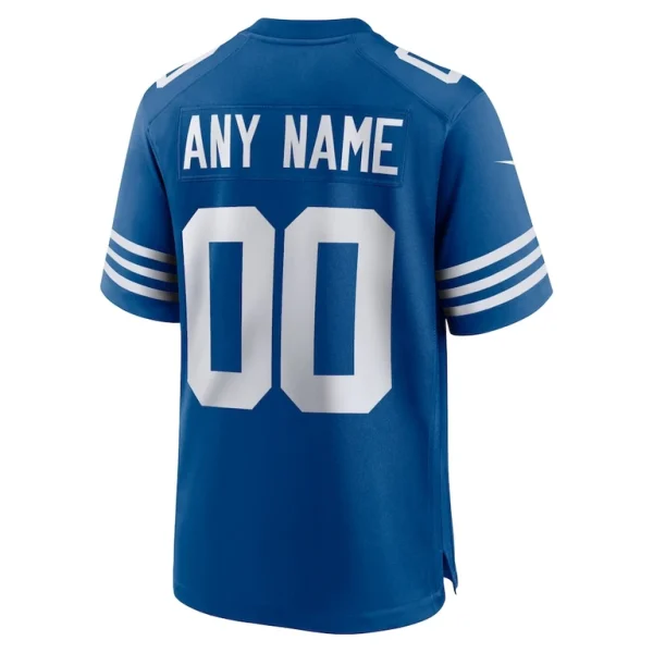 Indianapolis colts nike alternate custom jersey Royal L