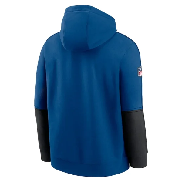 Indianapolis colts nike alternate logo club tri blend pullover hoodie Royal L