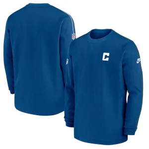 Indianapolis colts nike alternate logo coach long sleeve top Royal