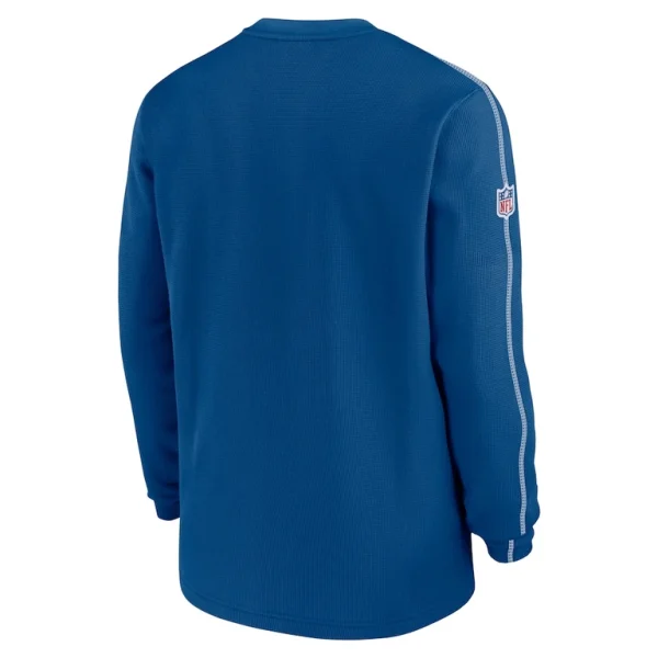 Indianapolis colts nike alternate logo coach long sleeve top Royal L