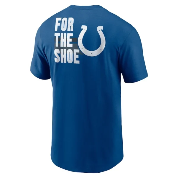 Indianapolis colts nike blitz essential t shirt Blue L
