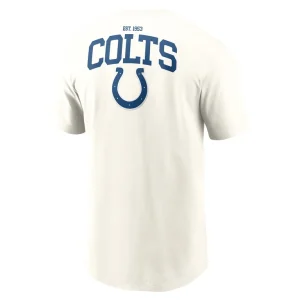 Indianapolis colts nike blitz essential t shirt Cream L