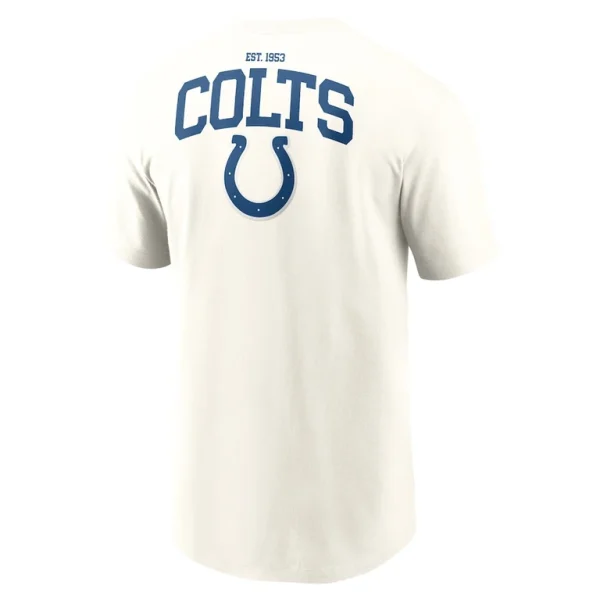 Indianapolis colts nike blitz essential t shirt Cream L