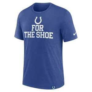 Indianapolis colts nike blitz tri blend t shirt Royal M