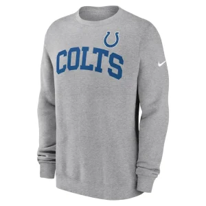 Indianapolis colts nike club pullover sweatshirt Heather gray M