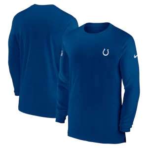 Indianapolis colts nike coach performance long sleeve t shirt Royal