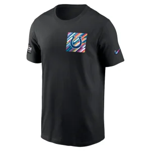 Indianapolis colts nike crucial catch sideline tri blend t shirt Black M
