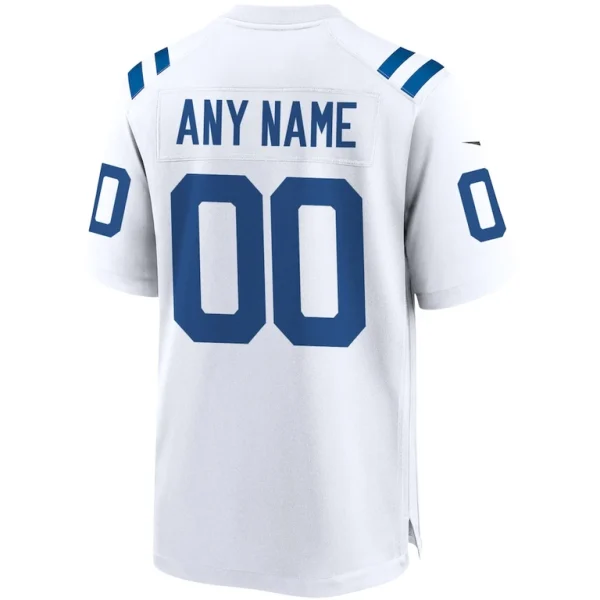 Indianapolis colts nike custom game jersey White L
