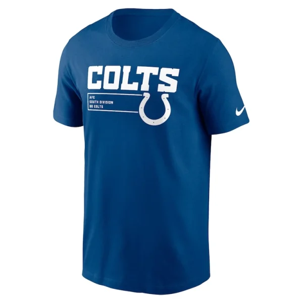 Indianapolis colts nike division essential t shirt Royal M