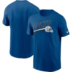 Indianapolis colts nike essential blitz lockup t shirt Royal