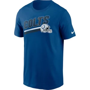 Indianapolis colts nike essential blitz lockup t shirt Royal M