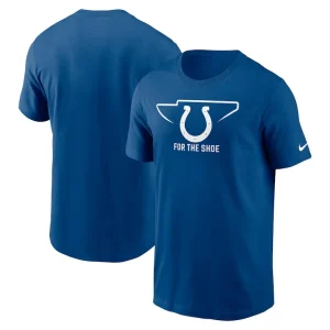 Indianapolis colts nike essential local phrase t shirt Royal