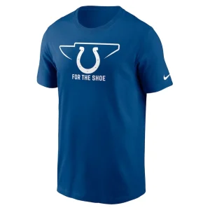 Indianapolis colts nike essential local phrase t shirt Royal M