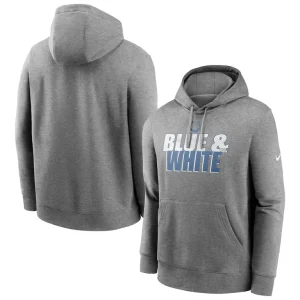 Indianapolis colts nike fan gear local club pullover hoodie Heathered charcoal