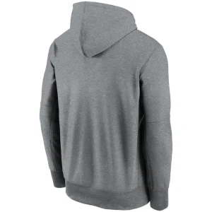 Indianapolis colts nike fan gear primary logo therma performance pullover hoodie Heathered charcoal L