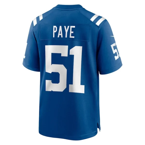 Indianapolis colts nike game jersey Royal L