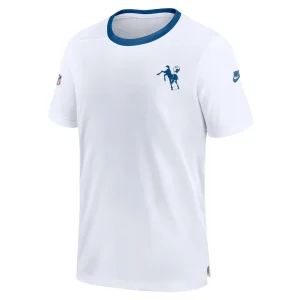 Indianapolis colts nike indiana nights alternate coach performance t shirt White M