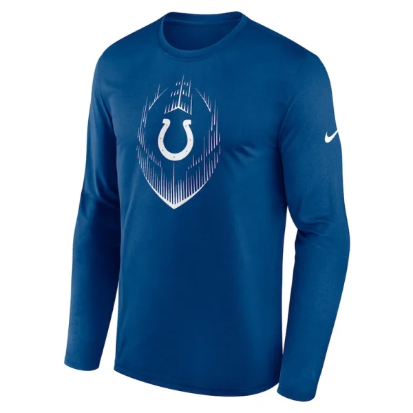 Indianapolis colts nike legend icon long sleeve t shirt Royal M