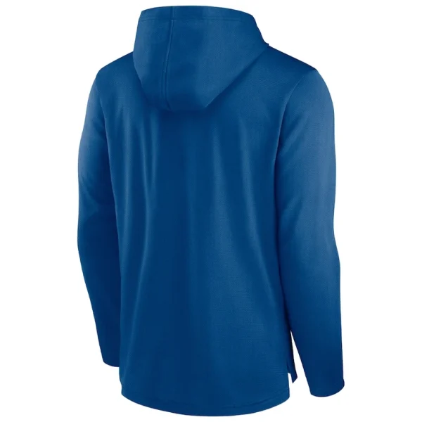 Indianapolis colts nike lightweight performance hooded long sleeve t shirt Royal L