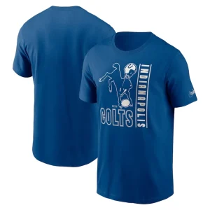Indianapolis colts nike lockup essential t shirt Royal