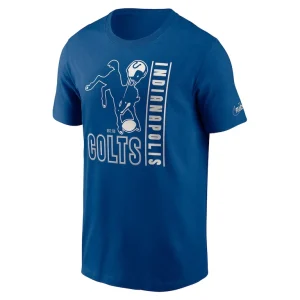 Indianapolis colts nike lockup essential t shirt Royal M