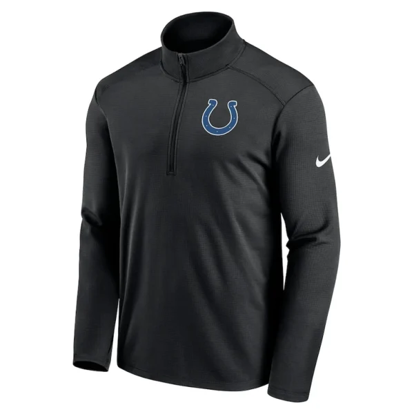 Indianapolis colts nike pacer half zip top Black M