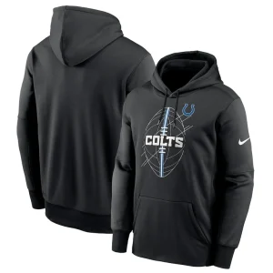 Indianapolis colts nike performance fleece pullover hoodie Black