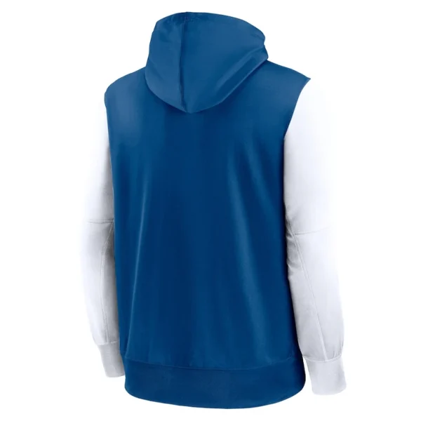 Indianapolis colts nike performance full zip hoodie Royal L