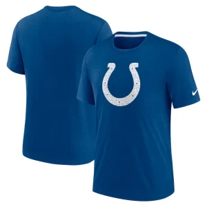 Indianapolis colts nike playback logo tri blend t shirt Royal