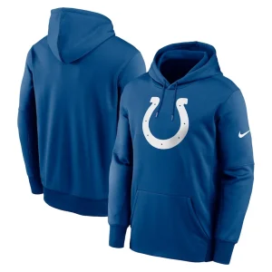 Indianapolis colts nike primary logo performance pullover hoodie Royal