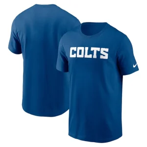 Indianapolis colts nike primetime wordmark essential t shirt Royal