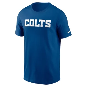 Indianapolis colts nike primetime wordmark essential t shirt Royal M
