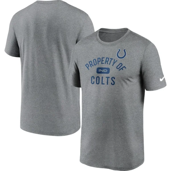 Indianapolis colts nike property of legend performance t shirt Heather charcoal