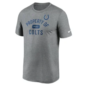 Indianapolis colts nike property of legend performance t shirt Heather charcoal M