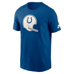 Indianapolis colts nike rewind logo essential t shirt Royal M