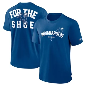 Indianapolis colts nike rewind slogan t shirt Royal
