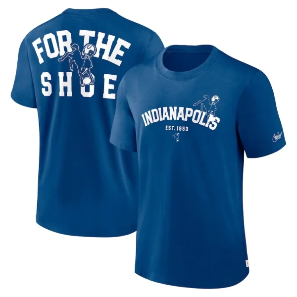 Indianapolis colts nike rewind slogan t shirt Royal